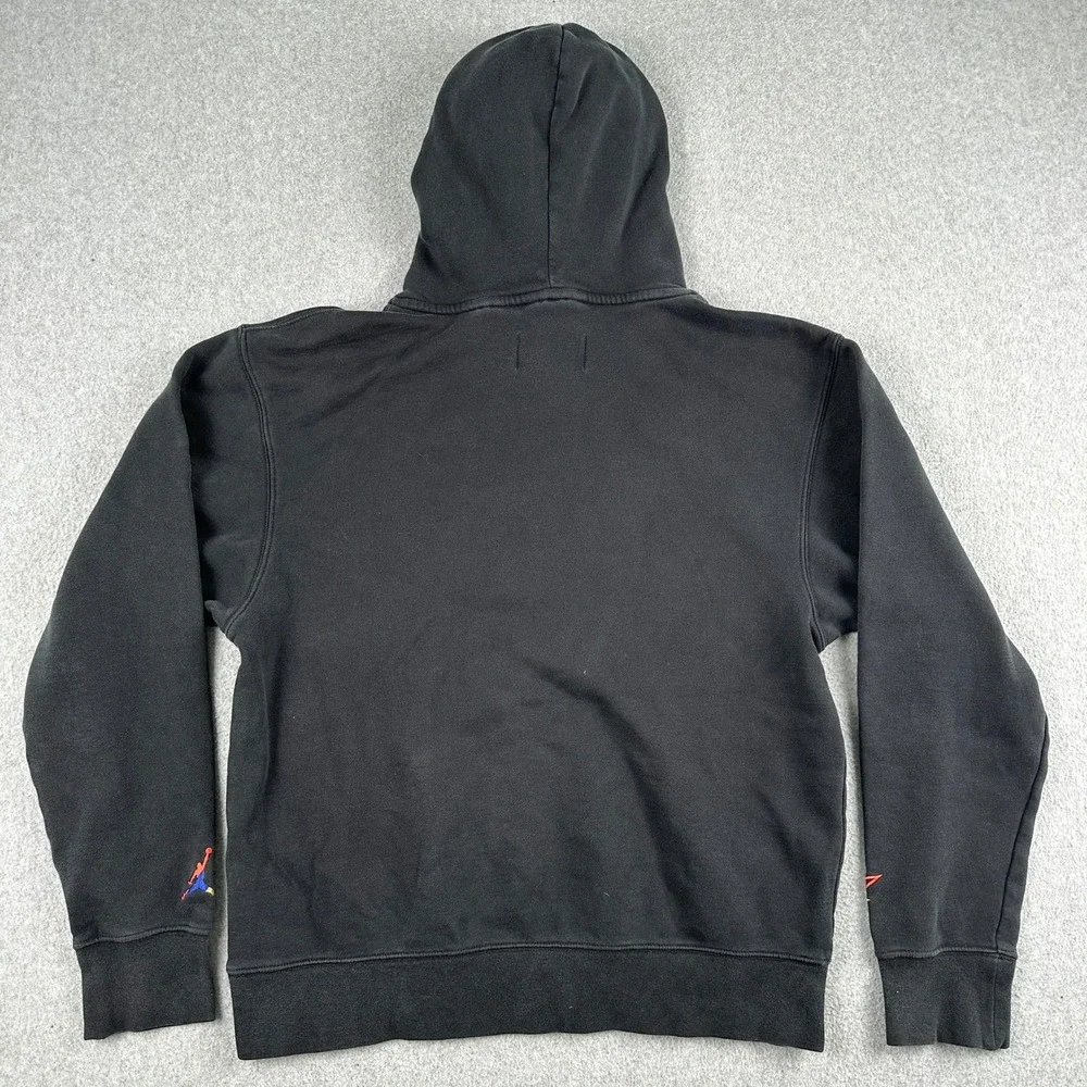 Jordan‎ Hoodie Mens S Black CK9567-010 Jumpman Logo Graphic Pullover Sweatshirt